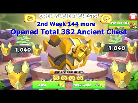 Opened Total 382 Ancient Energy Chest-Dragon Mania Legends | Origin of Energy Ancient Event | DML