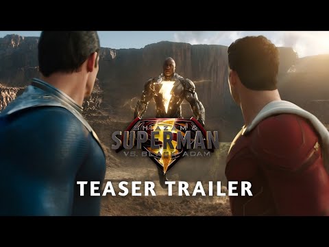 Shazam & Superman vs. Black Adam – Teaser Trailer | Henry Cavill & Dwayne Johnson | (AI Concept)
