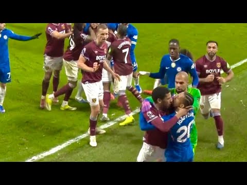 Chelsea vs West Ham Players Fight After Enzo Fernandez Completes Comeback! 