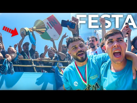 🔵🏆 NAPOLI CAMPIONE D'ITALIA: La Festa Scudetto da Brividi sul Lungomare!