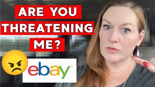 He THREATENED Me on EBAY! How to Report an Ebay Seller