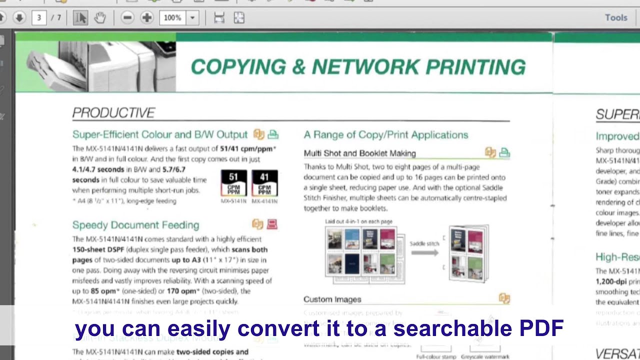 SHARP MX4070N/MX3570N/MX3070N - OCR Scan to Office