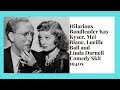 Hilarious Bandleader Kay Kyser, Mel Blanc, Lucille Ball and Linda Darnell Comedy Skit 1940s