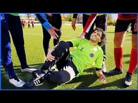 Touzani geblesseerd door harde tackle !