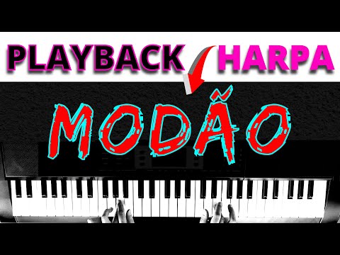 🎹 PLAYBACK - Hino 46 - Um Pendão RealHarpa Cristã - Versão Modão 🎧
