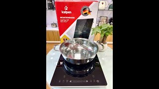 Tính năng chống trào- Rã đông trên bếp từ đơn Kalpen ICK-1613, 2200W, #kalpen #beptudon #1613