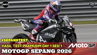 Download lagu Hasil Motogp Hari ini~Hasil Test Pra Musim Gp Sepang 2026 Day 1 Sesi 1~Jadwal Motogp 2026 mp3