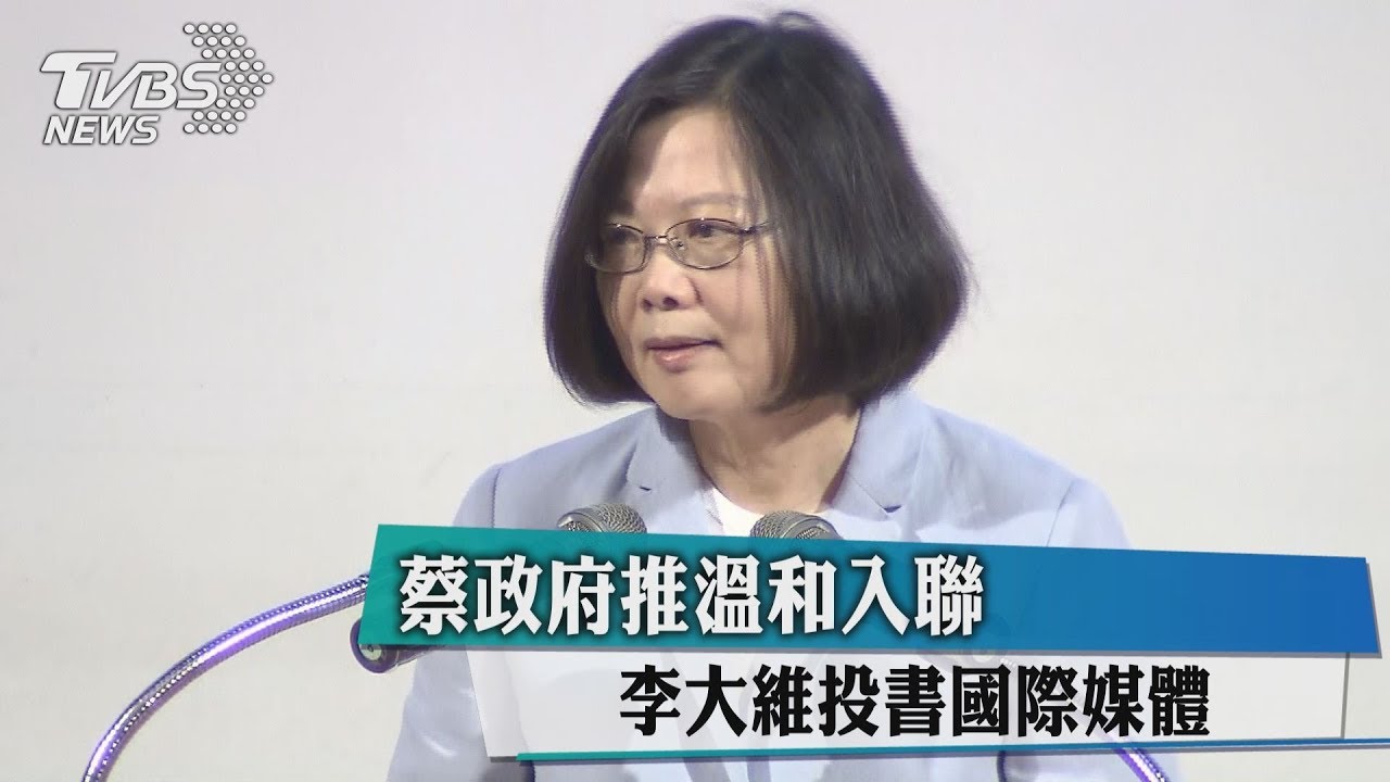 蔡政府推溫和入聯 李大維投書國際媒體