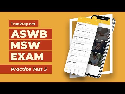 ASWB MSW Practice Test 1 TruePrep