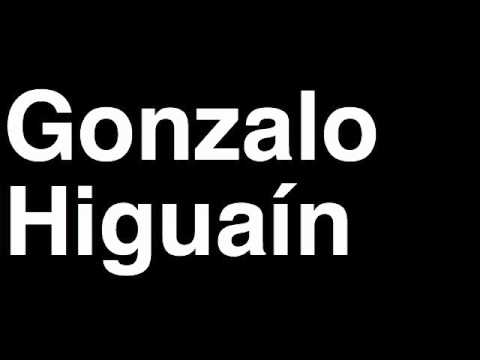 How to Pronounce Gonzalo Higuain Real Madrid CF Football Goal Penalty Kick Yellow Red Card Injury