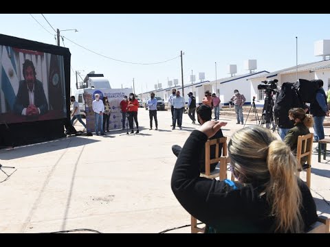 En Embarcación 100 familias recibieron las llaves de su nuevo hogar