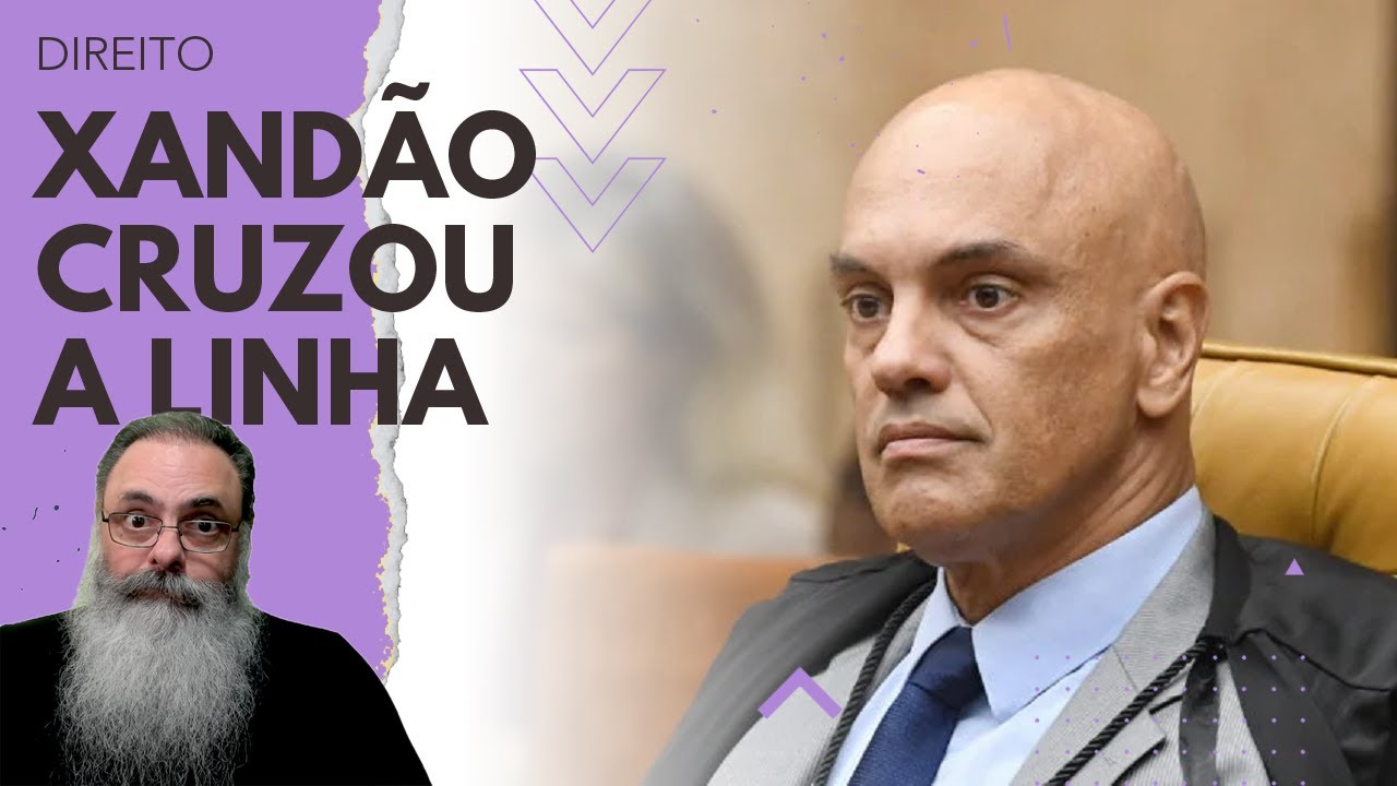 ATÉ JURISTAS de ESQUERDA concordam que MORAES CRUZOU todas as LINHAS e LIMITES do BOM DIREITO