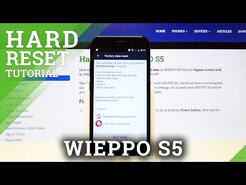 WIEPPO S5 Factory Reset / Wipe Data