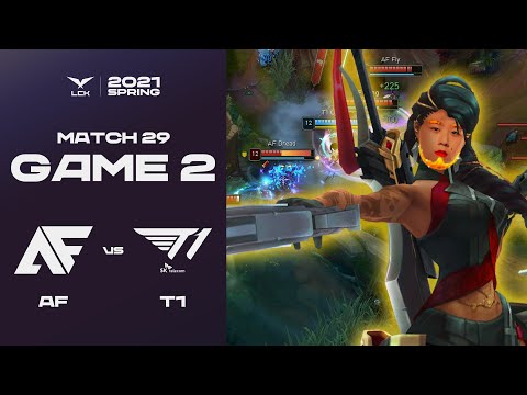 AF vs. T1 | Match29 Game2 H/L | 2021 LCK Spring Split