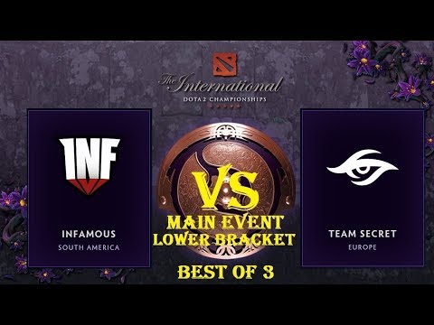 Infamous Gaming vs Team Secret | The International 2019 [Main Event - Lower Bracket: Bo3]