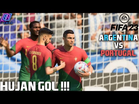 HUJAN GOL !!! ARGENTINA VS PORTUGAL RTX 3060 ULTRA GRAPHIC !!!