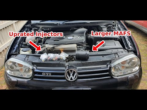 Upgraded Injectors and MAFS housing for the MK4 GTI Golf. AGU engine.