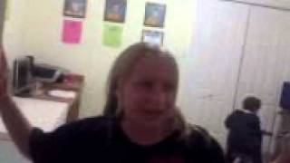Crazy girl singing Kesha