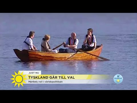 Reinfeldt om mötet med Angela Merkel: "Det hade kunnat bli turbulent i ekan" - Nyhetsmorgo