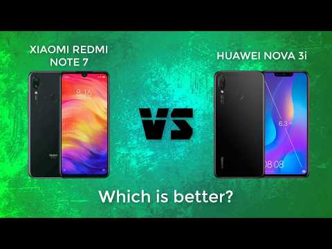 Xiaomi Redmi Note 7 vs Huawei Nova 3i