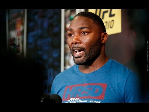 Anthony Johnson UFC 210 Open Workout Scrum - MMA Fighting