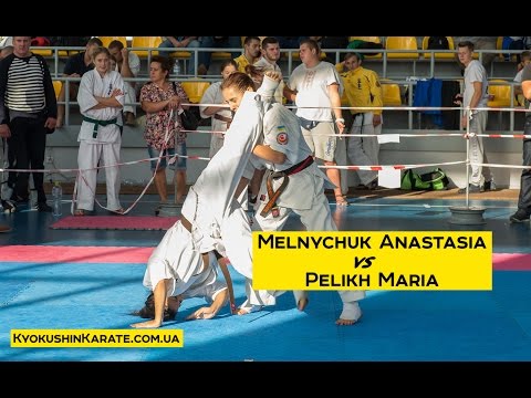 Melnychuk Anastasia (Vinnitsa, aka) - Pelikh Maria (Dnepr) Open Ukrainian Championship 2016