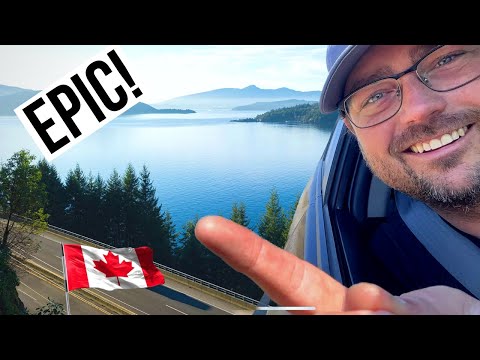 MOST GORGEOUS DRIVE in CANADA | Sea to Sky Highway | British Columbia