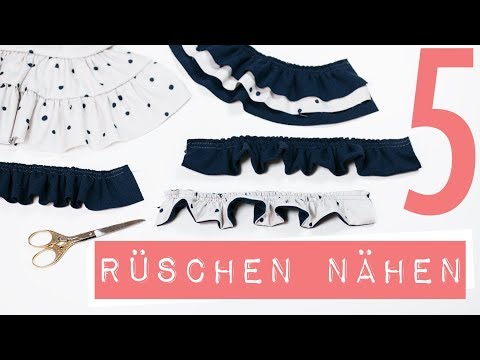 5 types of ruffles to sew | Learn how to sew ruffles yourself