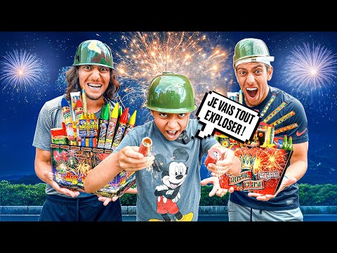 BATAILLE DE PÉTARD PENDANT 24H 🧨 ( Ma soeur a grave peur )