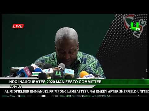 NDC Inaugurates 2020 Manifesto Committee Members