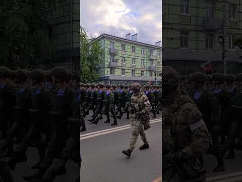 Возвращение с Парада Победы. 9 мая 2024. Рязань.
