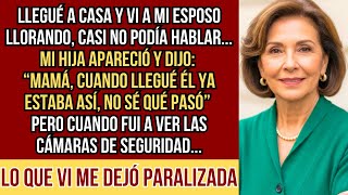 HISTORIAS REALES. Vi a mi esposo llorando cuando llegué a casa. Mi Hija Fingió No Saber Nada, Pero..