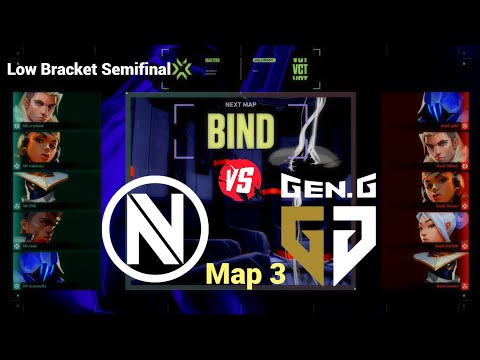 ENVY vs GENG Map 3 - LOW BRACKET Semifinal Regional Masters NA