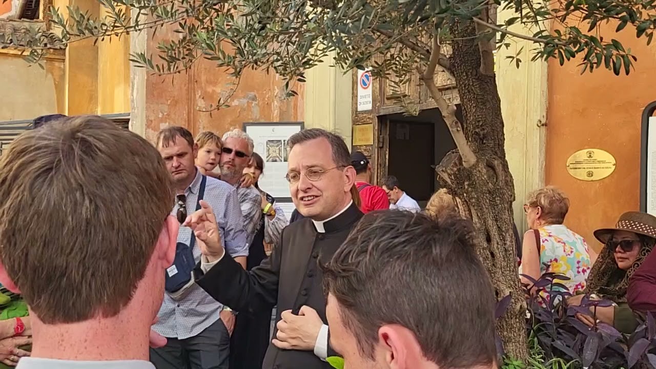 SSPX MC (Resistance) Rome pilgrimage 2025-09-03, Basilica of St. Praxeda