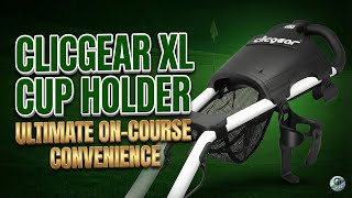 Upgrade Your Game! ⛳ Clicgear XL Cup Holder Review & Install | Must-Have Push Cart Accessory