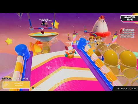 Fall Guys: Main Show 6 gold rounds 2 Crowns