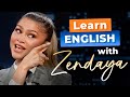 Learn English With ZENDAYA Funny INTERVIEW