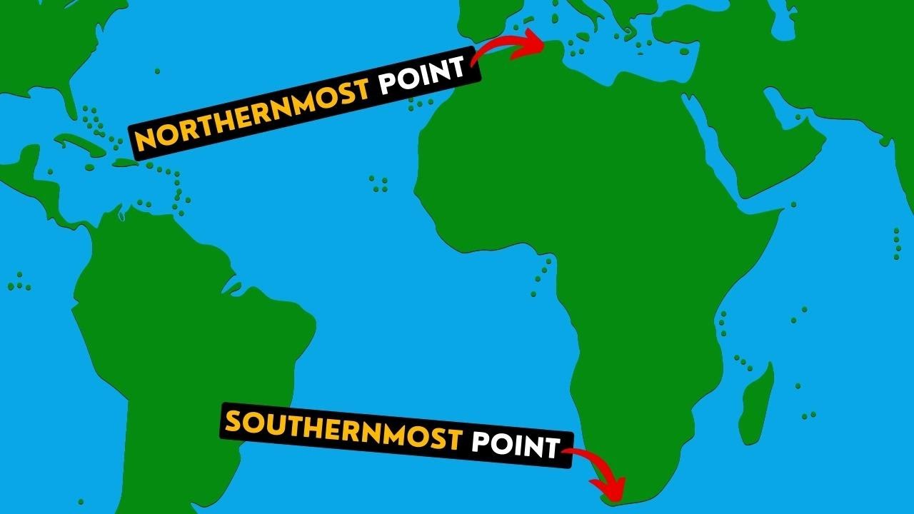 Investigating The Extreme Points Of Countries & Continents