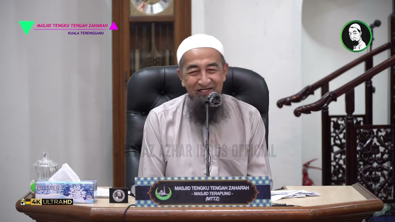 🟡 Koleksi Kuliah Ustaz Azhar Idrus | Masjid Tengku Tengah Zaharah (Masjid Terapung), Kuala Ibai | 4K