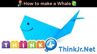 Crafts - How to make a Whale  | DIY | Simple Crafts | Easy Crafts | ThinkJr