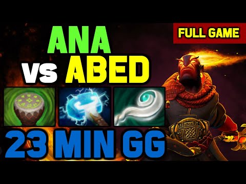OMG! Ana is BACK TO DOTA on his SIGNATURE EMBER SPIRIT vs Abed QoP