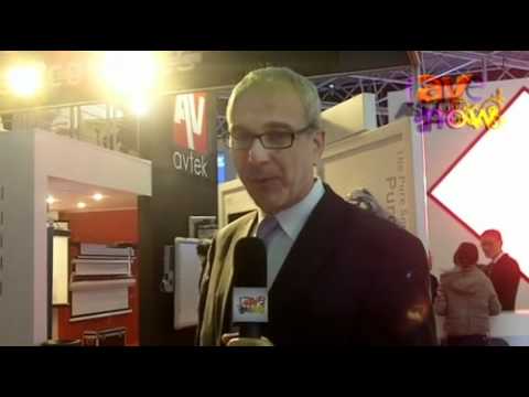 ISE 2012: Pure Acoustics Exhibits White Small Subwoofer