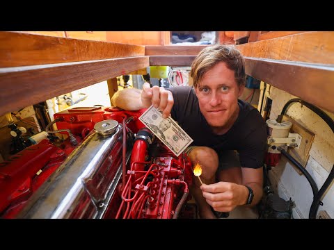 Tips for saving diesel on an old trawler (and installing a Victron Orion for Alternator Charging)