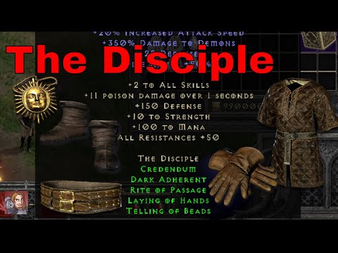 D2R Upgraded Sets - The Disciple (5 Piece Set)