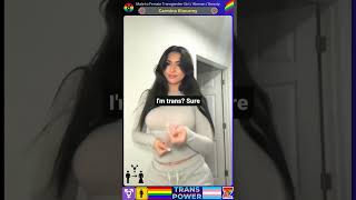 Male to Female Transgender Beauty - Carmina Khourmy #viralvideo #transgender #mtf #shorts