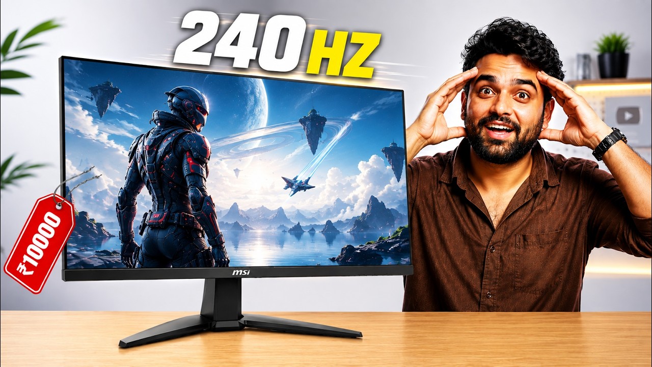 MSI MAG 245F X24 Review - 240Hz Gaming Itni Sasti Budget Gamers Ki Lottery