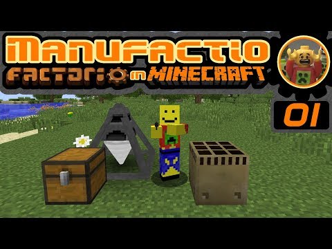 Jim in Manufactio Minecraft E01 - Factorio in Minecraft!
