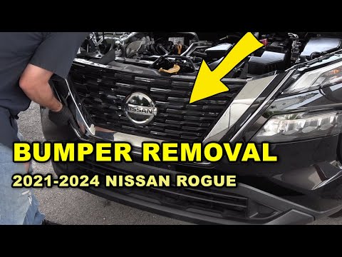 2021-2024 Nissan Rogue Front Bumper Removal & Replacement (DIY Guide)
