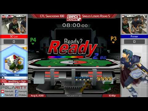 CFL Smackdown 188 Melee - SC Lad (Fox) vs Father (Marth) - Losers R5