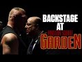Brock Lesnar And Paul Heyman Backstage At Madison Square Garden